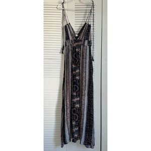 En Crème Boho Floral Maxi Dress – Size S – Made in India – Rayon